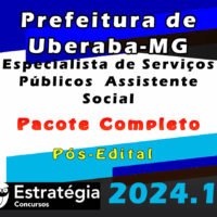 Prefeitura de Uberaba MG Especialista de Servicos Publicos Assistente Social 2024 curso