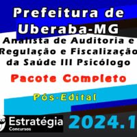 Prefeitura de Uberaba MG Psicologo 2024 curso