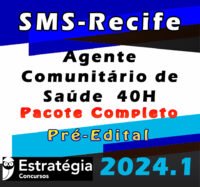 SMS Recife Agente Comunitario de Saude 40 2024 curso