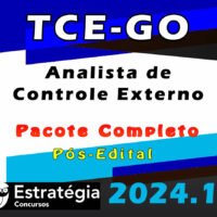 TCE-GO (Analista de Controle Externo - Controle Externo) Pacote Completo - Estrategia 2024 (Pós-Edital)