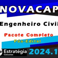 NOVACAP Engenheiro Civil curso 2024 pos edital