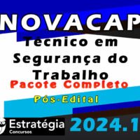 NOVACAP Tecnico em Seguranca do Trabalho curso 2024 pos edital