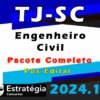 TJ SC ENGENHEIRO CIVIL 2024 CURSO