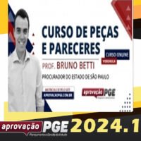 pecas e pareceres curso aprovacao pge 2024