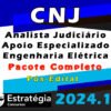 CNJ Analista Judiciario Apoio Especializado engenharia eletrica curso 2024