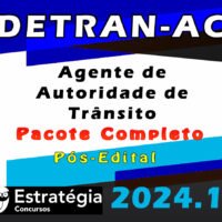 DETRAN AC Agente de Autoridade de Transito curso 2024