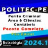 POLITEC PE Perito Criminal Area 6 Ciencias Contabeis Pacote 2024 curso