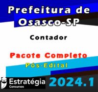 Prefeitura de Osasco SP Contador Pacote 2024 Pos Edital curso