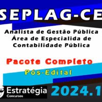 SEPLAG CE Analista de Gestao Publica Area de Especialidade Contabilidade Publicas curso 2024