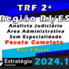 TRF 2a Regiao Analista Judiciario Area Administrativa Sem Especialidade curso 2024