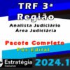 Trf 3 Analista Judiciario – Area Judiciaria – Area 2024 curso