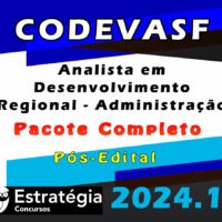 CODEVASF Analista em Desenvolvimento Regional Administracao CURSO 2024