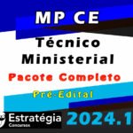 MP-CE (Técnico Ministerial) Pacote Pacote Completo Estrategia 2024 (Pré-Edital)  Videos e Pdfs
