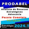 PRODABEL Analista de Recursos Estrategicos Advocacia Pacote 2024 curso