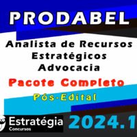PRODABEL Analista de Recursos Estrategicos Advocacia Pacote 2024 curso