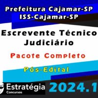 Prefeitura Cajamar SP ISS Cajamar SP Auditor Fiscal Tributario curso 2024 Pos Edital