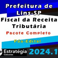 Prefeitura de Lins SP Fiscal da Receita Tributaria curso 2024 Pos Edital