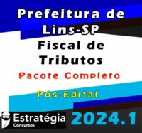 Prefeitura de Lins SP Fiscal de Tributoscurso 2024 Pos Edital