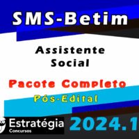 SMS Betim Assistente Social curso 2024