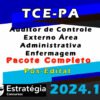 TCE PA Auditor de Controle Externo Area Administrativa Enfermagem curso 2024