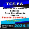 TCE PA Auditor de Controle Externo Area Fiscalizacao Direito curso 2024