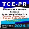 TCE PR Auditor de Controle Externo Area Administrativa CURSO 2024