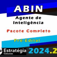 ABIN Agente de Inteligencia Estrategia 2024 cursop