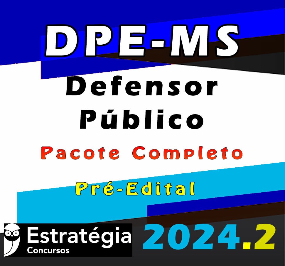 DPE MS Defensor Publico CURSO 2024