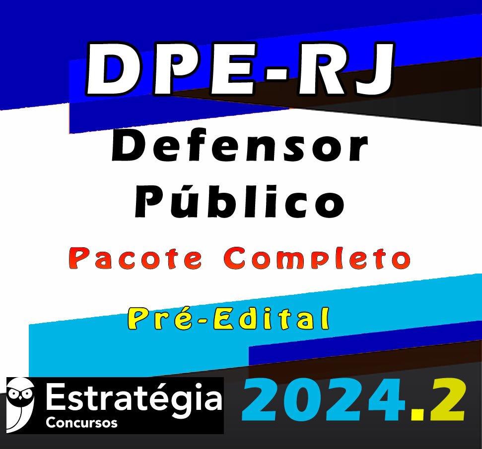 DPE RJ Defensor Publico CURSO 2024