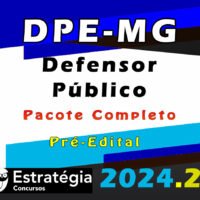 DPE mg Defensor Publico CURSO 2024