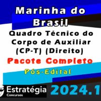 Marinha do Brasil Quadro Tecnico do Corpo de Auxiliar CP T Direito Pacote 2024 curso