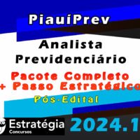 PiauíPrev (Analista Previdenciário) Pacotaço - Estrategia 2024 (Pós-Edital)