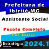 Prefeitura de Ibirite MG Assistente Social curso 2024