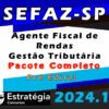SEFAZ SP agente Fiscal de Rendas Gestao Tributaria curso 2024