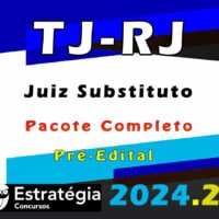 TJ RJ Juiz Substituto curso 2024