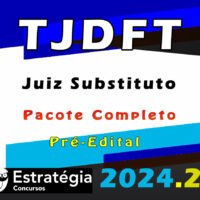 TJDFT Juiz Substituto curso 2024
