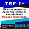 TRF 1a Regiao Analista Judiciario Apoio Especializado Contabilidade curso 2024
