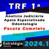TRF 1a Regiao Analista Judiciario Apoio Especializado Odontologia curso 2024