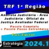 TRF 1a Regiao Analista Judiciario Area Judiciaria Oficial de Justica Avaliador Federal curso 2024