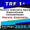 TRF 1a Regiao Tecnico Judiciario Apoio Especializado Contabilidade curso 2024
