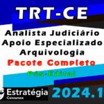 TRT-CE 7ª Região (Analista Judiciário - Apoio Especializado - Arquivologia) Pacote - Estrategia 2024 (Pós-Edital)
