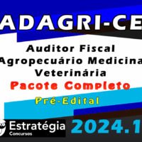 ADAGRI CE Auditor Fiscal Agropecuario Medicina Veterinaria curso 2024 