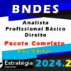 BNDES Analista Profissional Basico Direito curso 2024