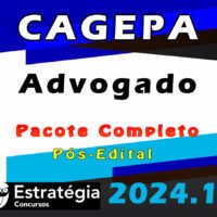 CAGEPA Advogado CURSO 2024
