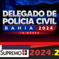 Delegado de Policia Civil Bahia Pre edital curso 2024 supremotv