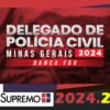 Delegado de Policia Civil Minas Gerais 2024 Banca FGV curso supremotv