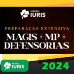 Preparação Extensiva - Magistratura, Ministério Público e Defensoria- Estudos Iuris 2024 - Promotor - Juiz - Defensor Público