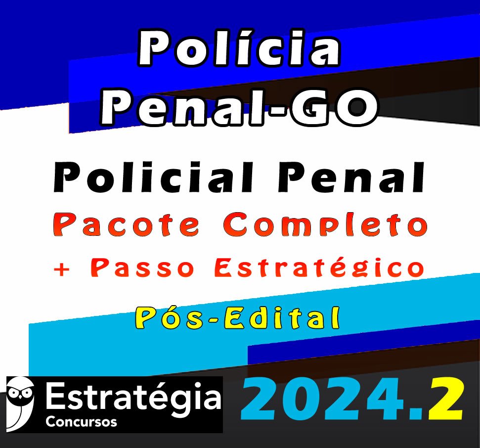Policia Penal GO Policial Penal curso 2024