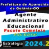 Prefeitura de Aparecida de Goiania GO Agente Administrativo Educacional curso 2024 Pos Edital
