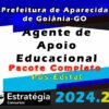 Prefeitura de Aparecida de Goiania GO Agente de Apoio Educacional curso 2024 Pos Edital